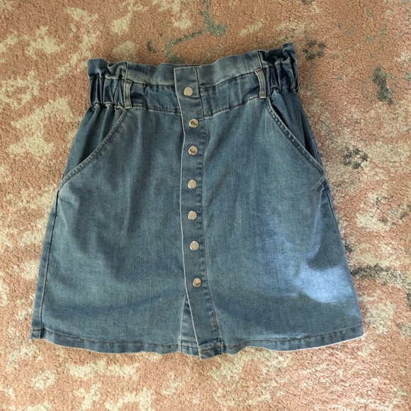 Button up denim skirt - Picture 1 of 1